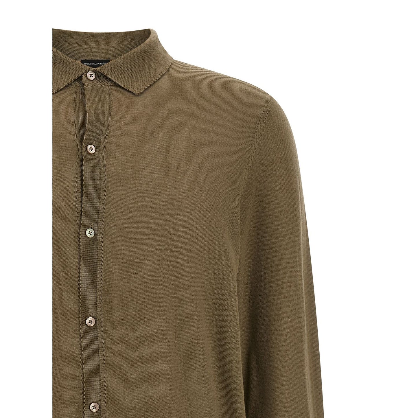 Hugo Boss Bicolor Virgin Wool Polo Shirt