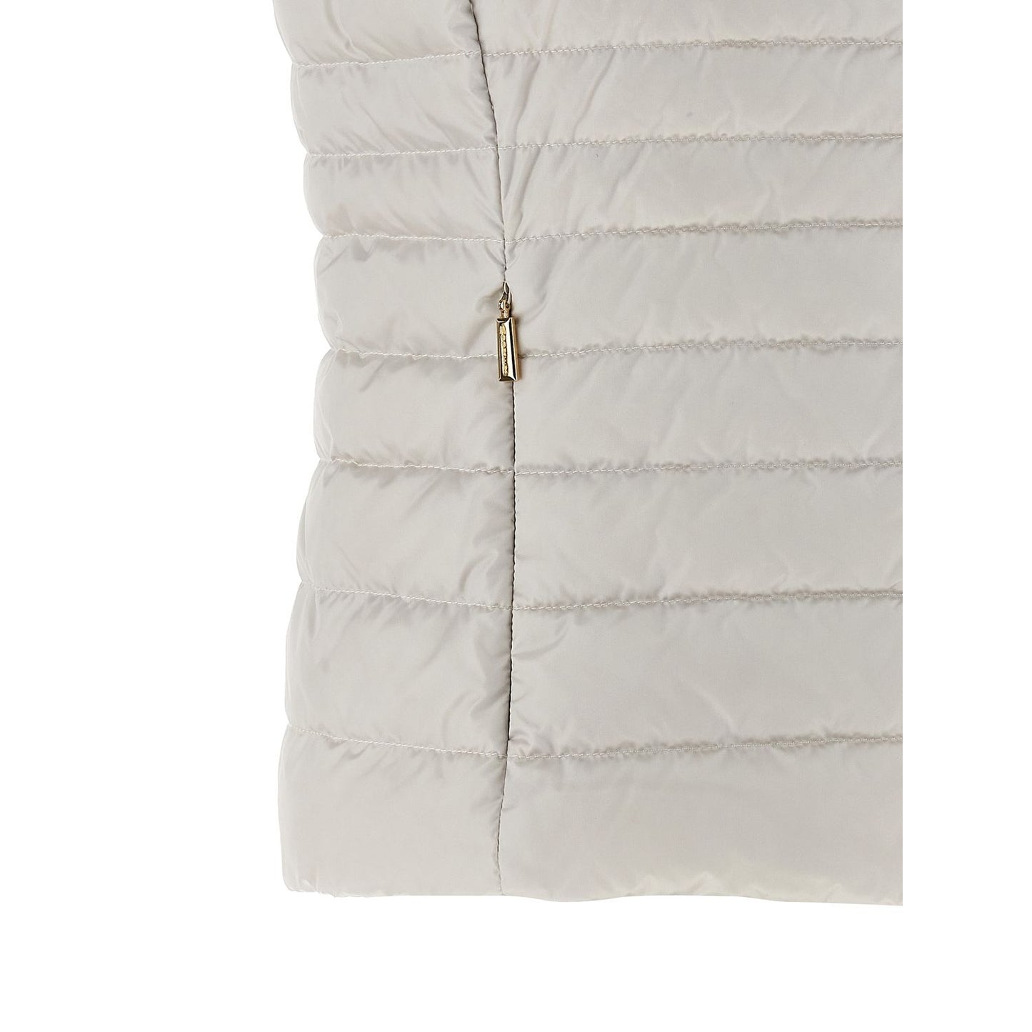 MooRER Beige Polyester Sleeveless Jacket