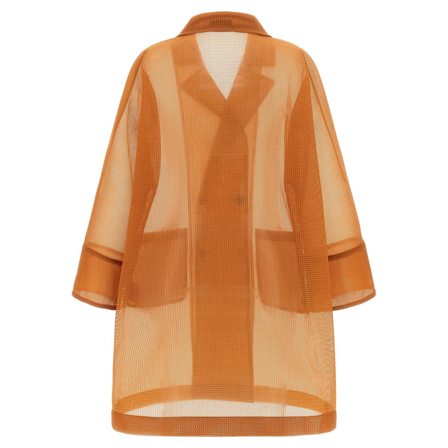 Herno Orange Polyester Coat