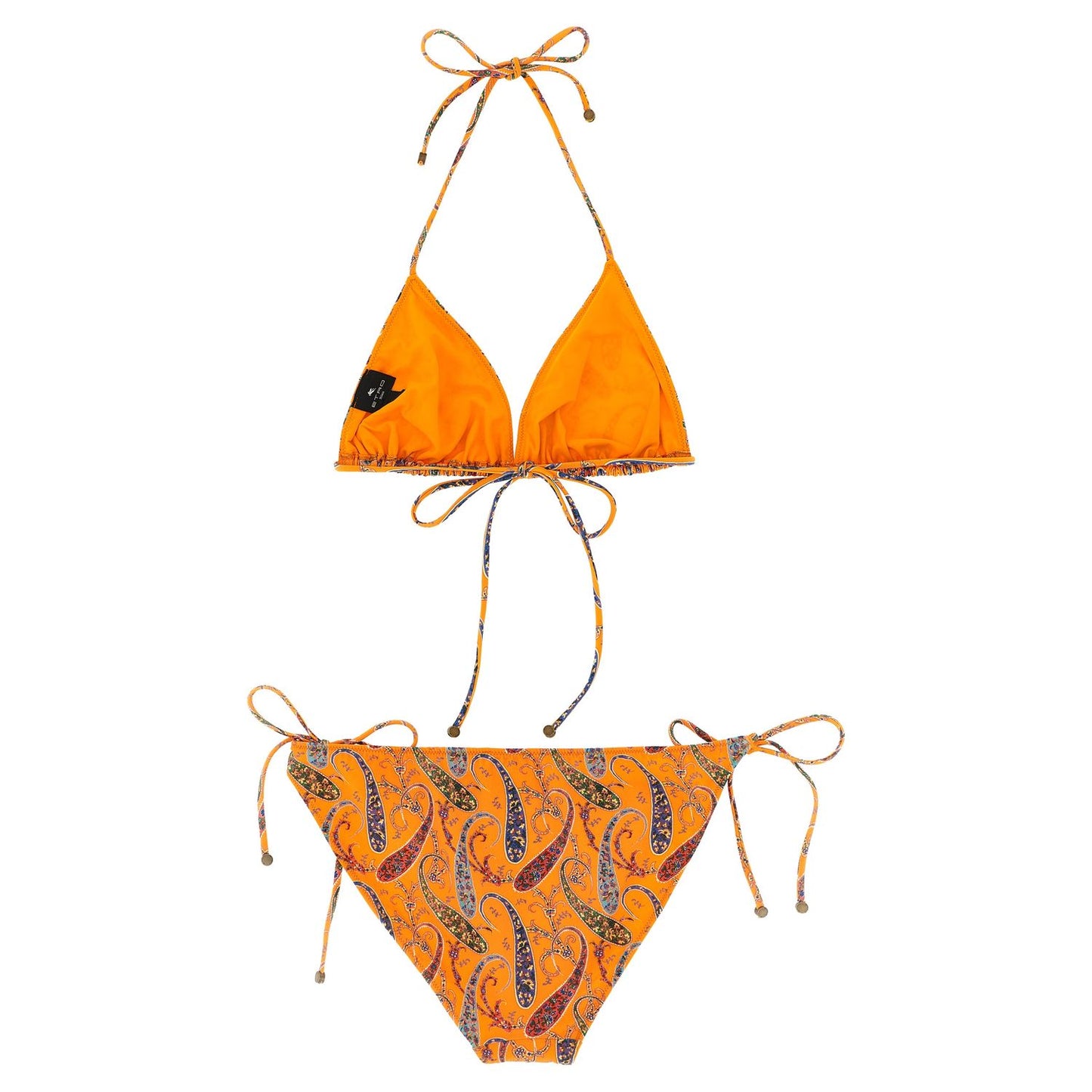 Etro Orange Polyamide Bikini