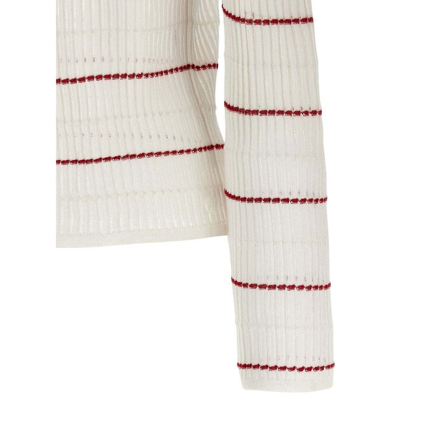 Max Mara White Silk Cardigan