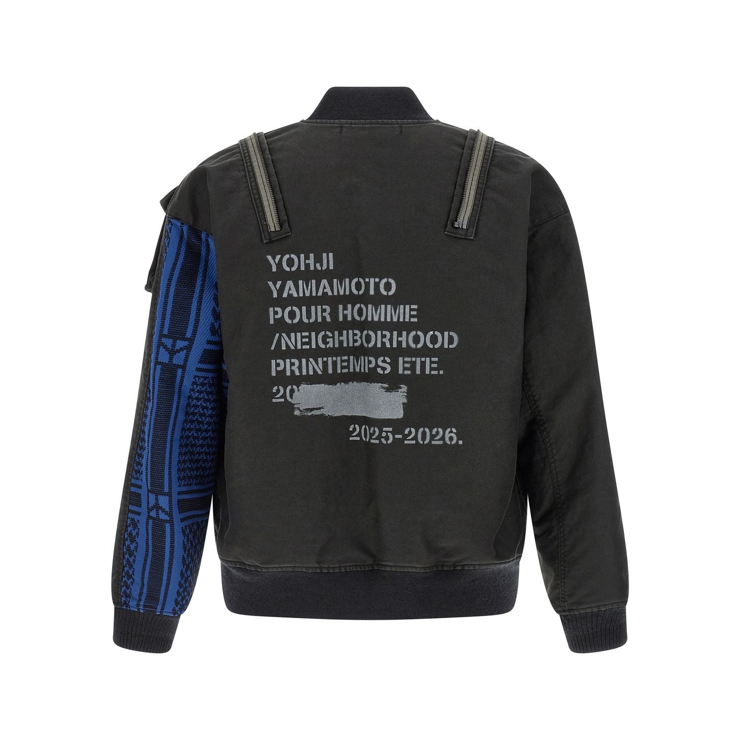 Yohji Yamamoto Black Cotton Bomber