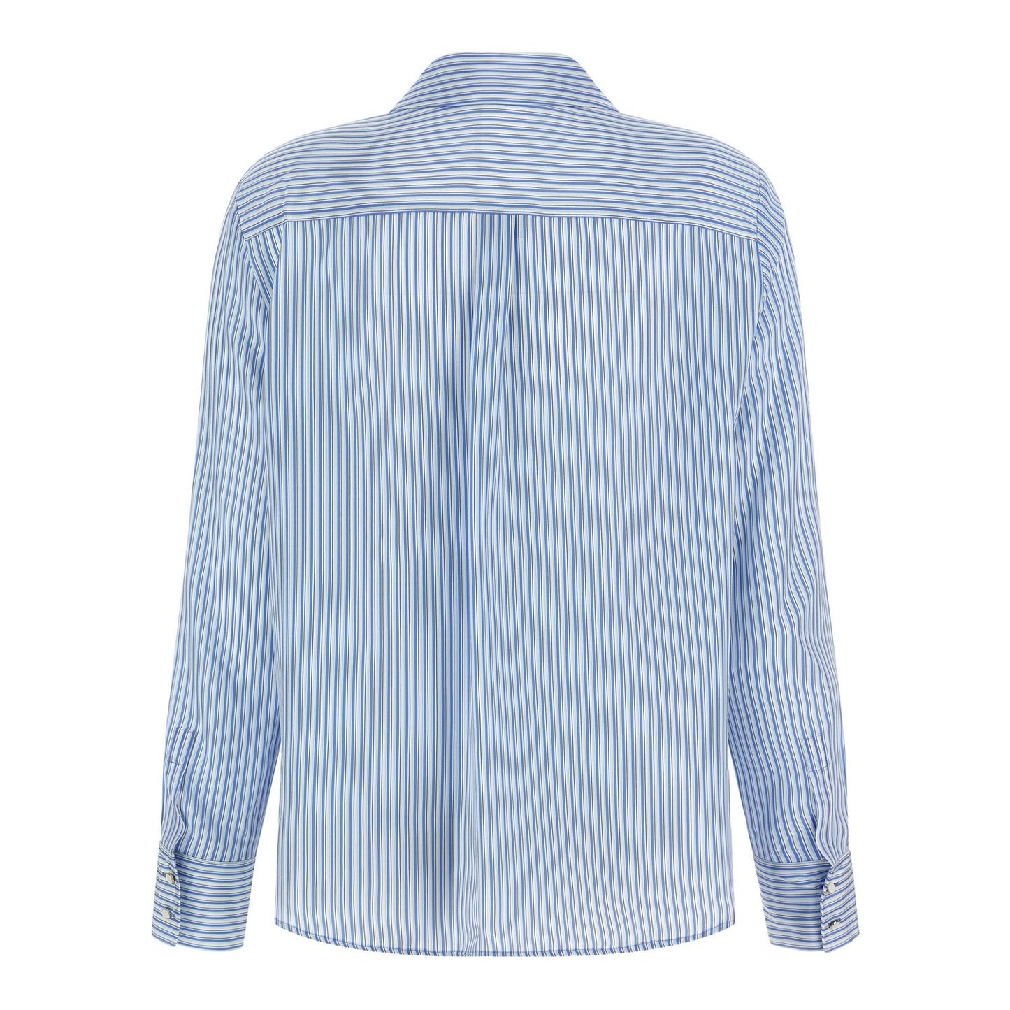 Max Mara Blue Silk Blouse