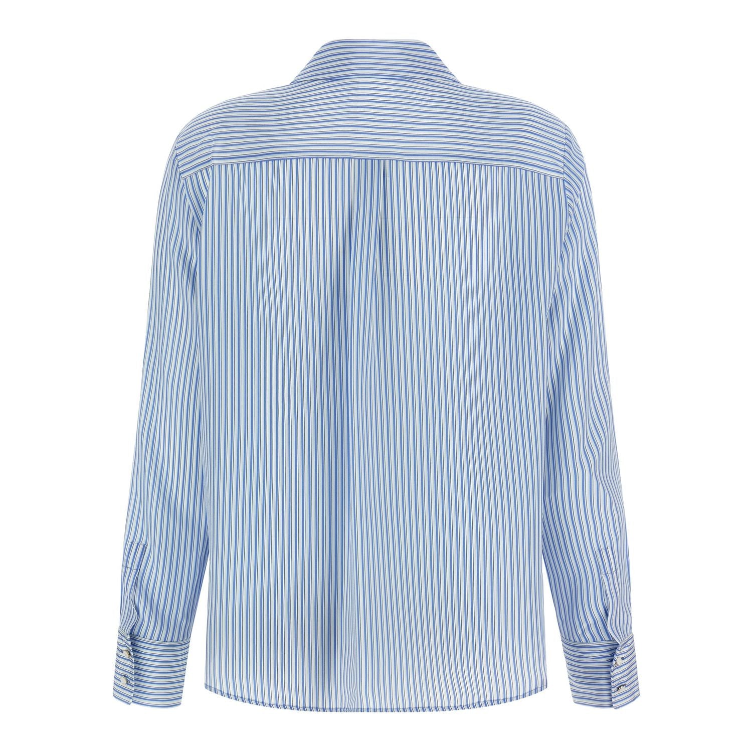 Max Mara Blue Silk Blouse
