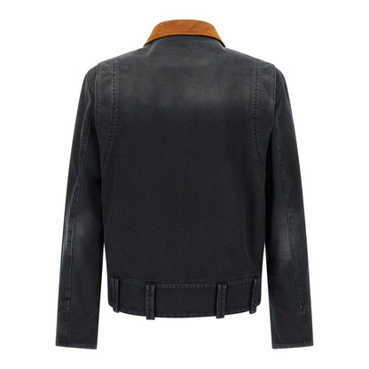 Marni Gray Cotton Denim Jacket