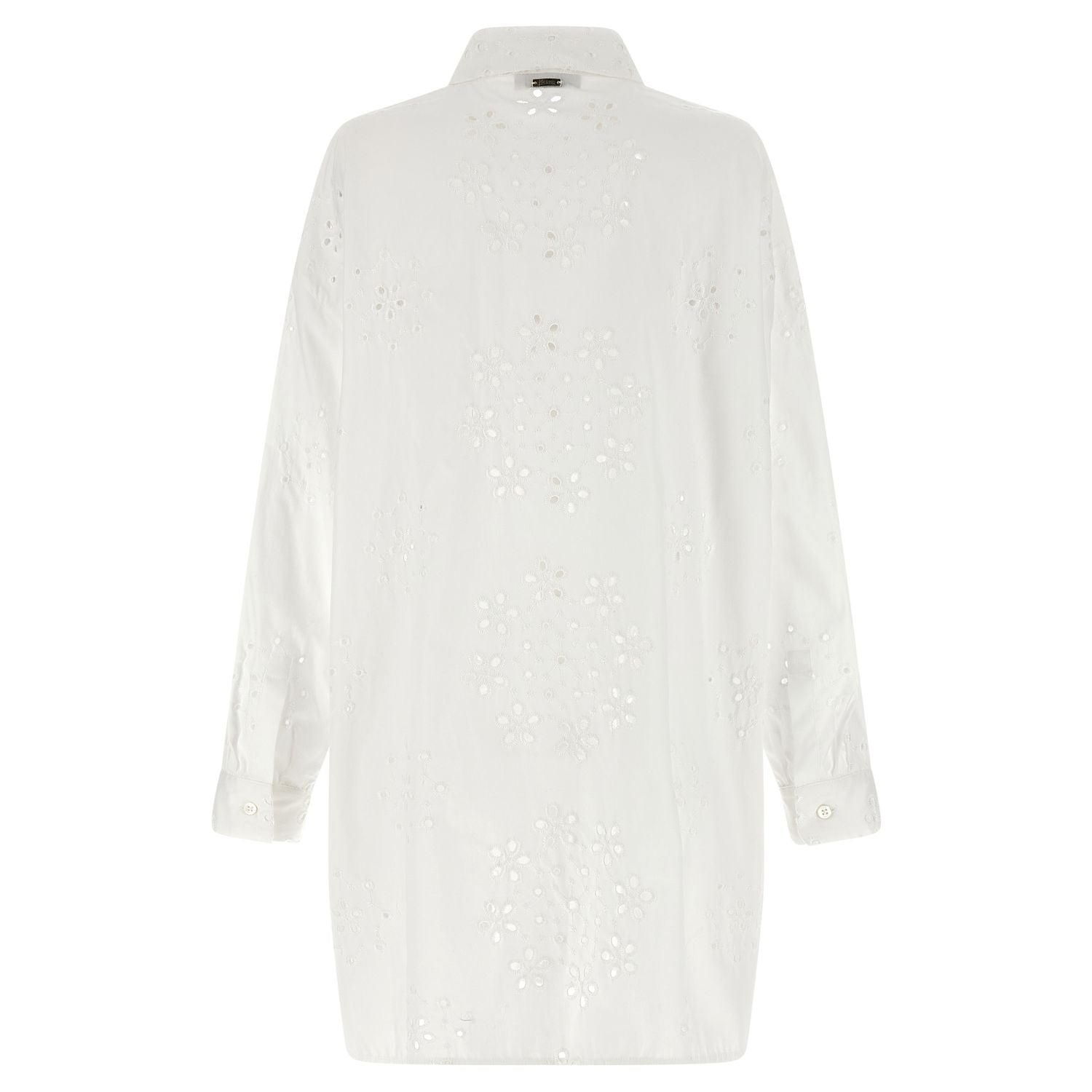 Herno White Cotton Blouse