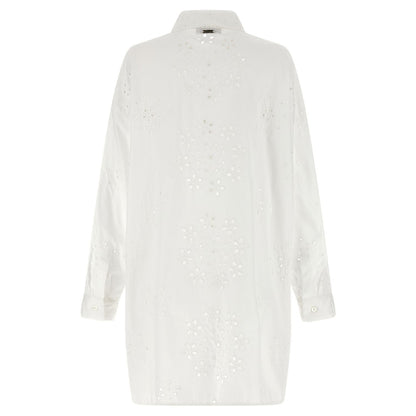 Herno White Cotton Blouse