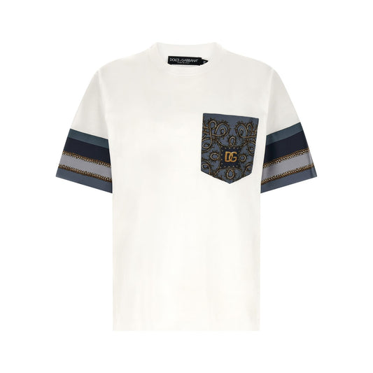 Dolce & Gabbana White Cotton T-Shirt