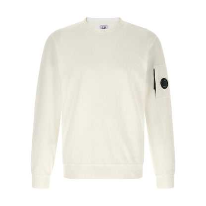C.P. Company White Cotton Sweatshirt