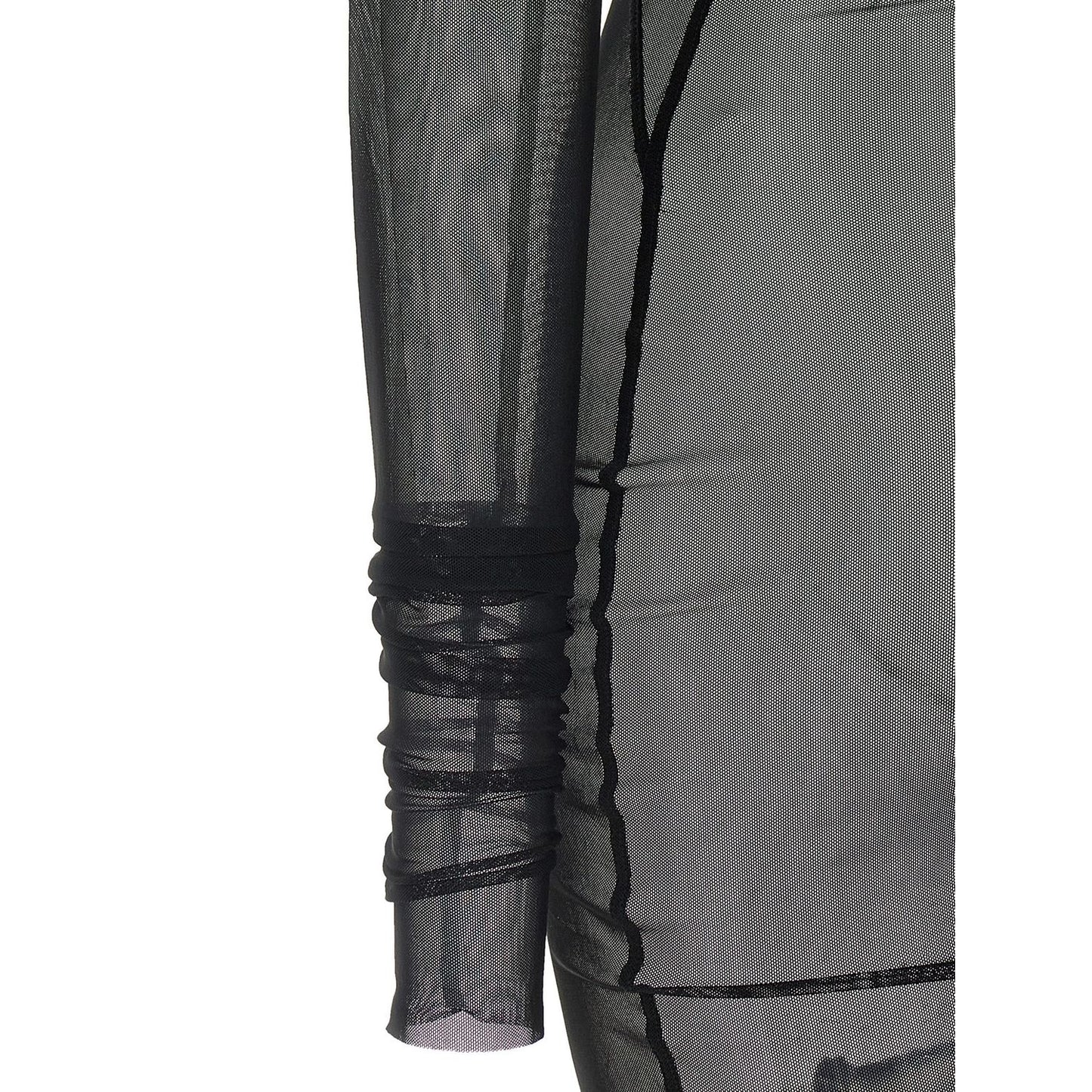 Rick Owens Black Nylon Long Dress