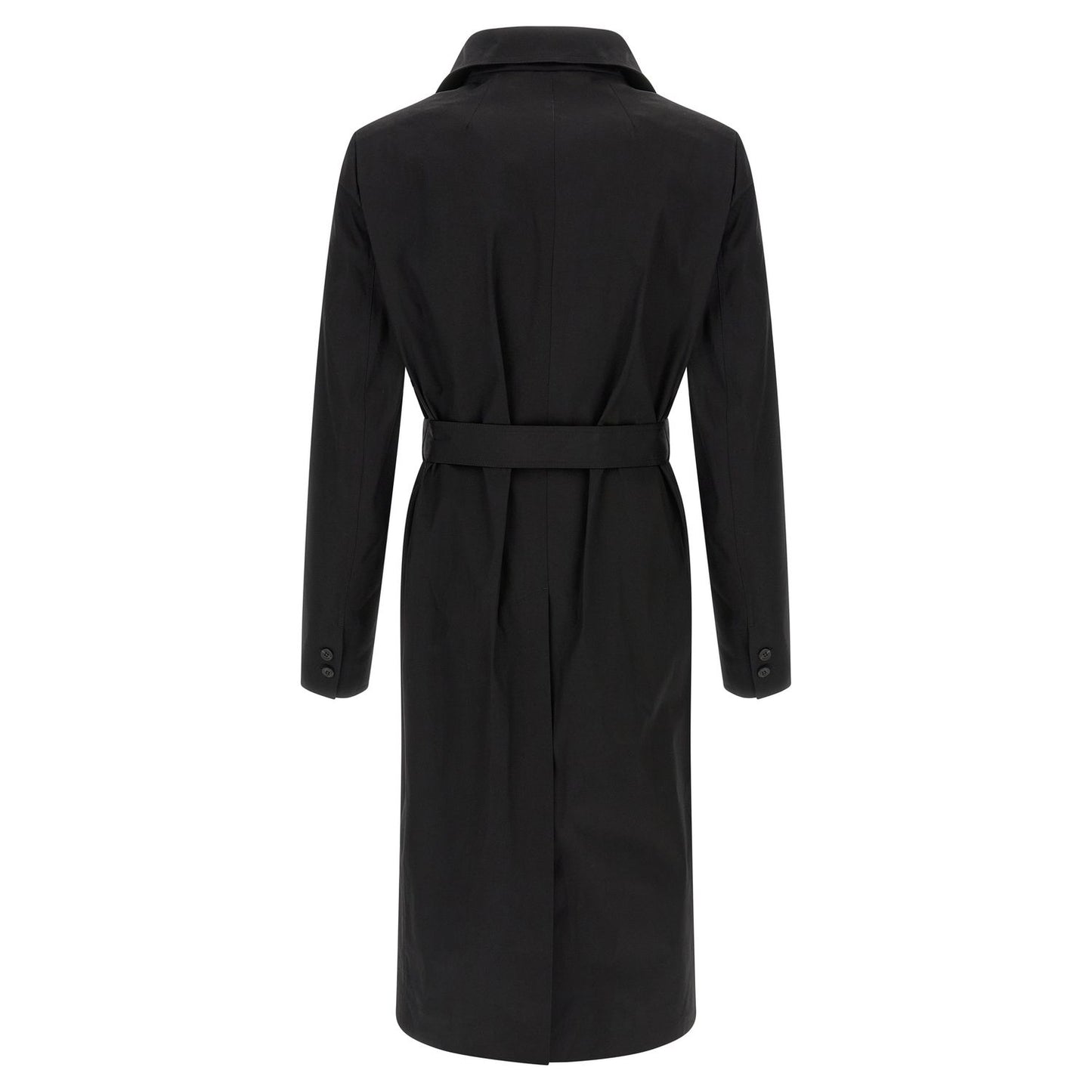 Rick Owens Black Cotton Coat