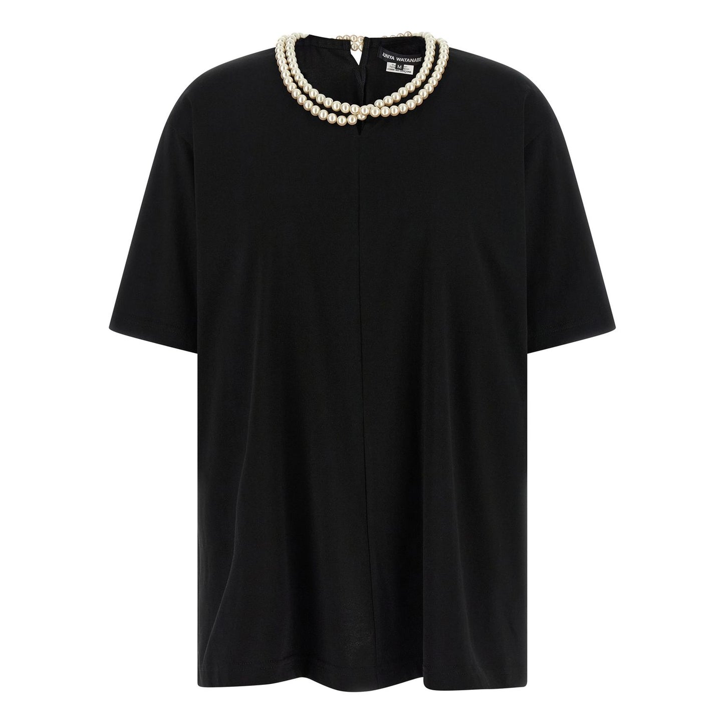Junya Watanabe Black Cotton T-Shirt