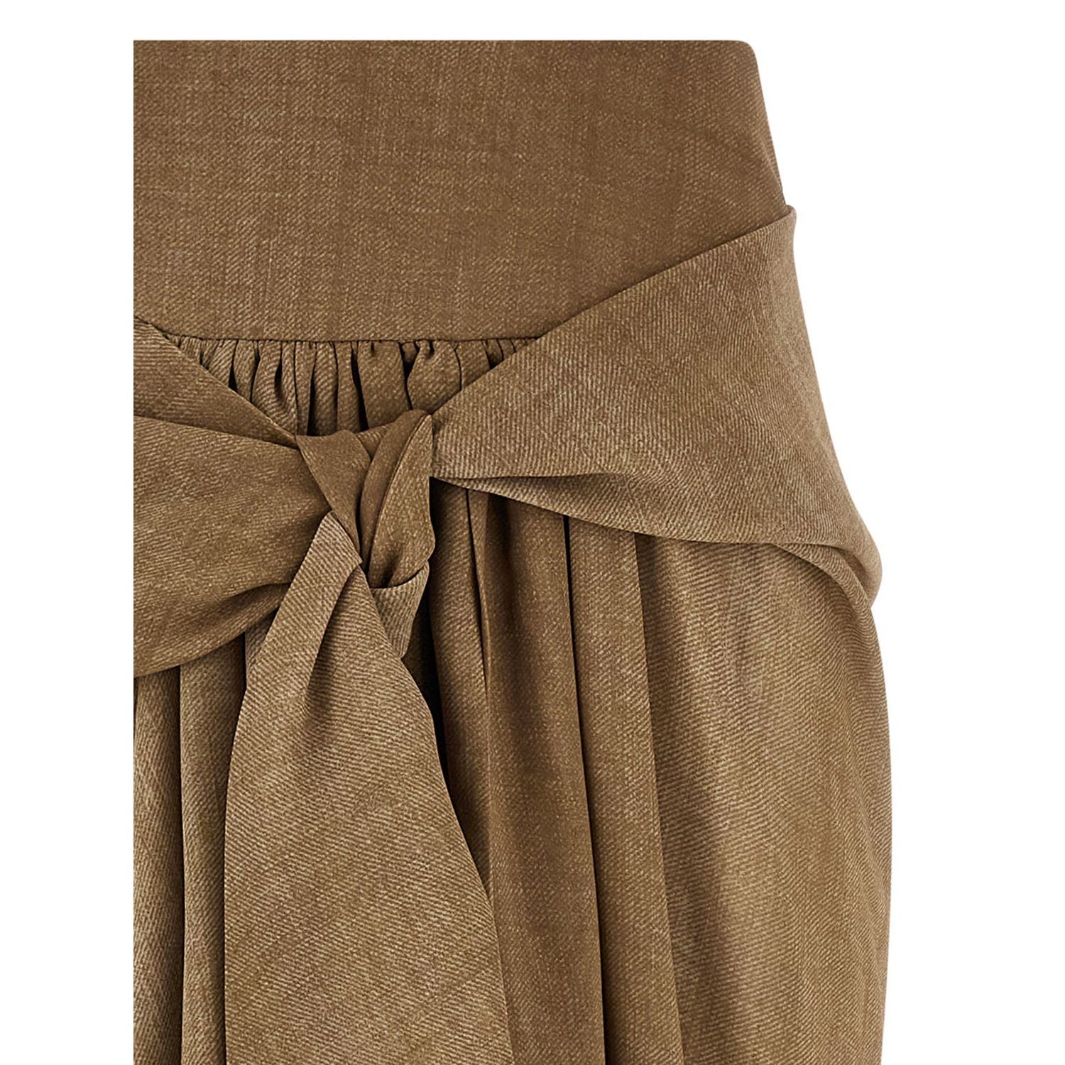 Ermanno Scervino Beige Polyester Mini Skirt