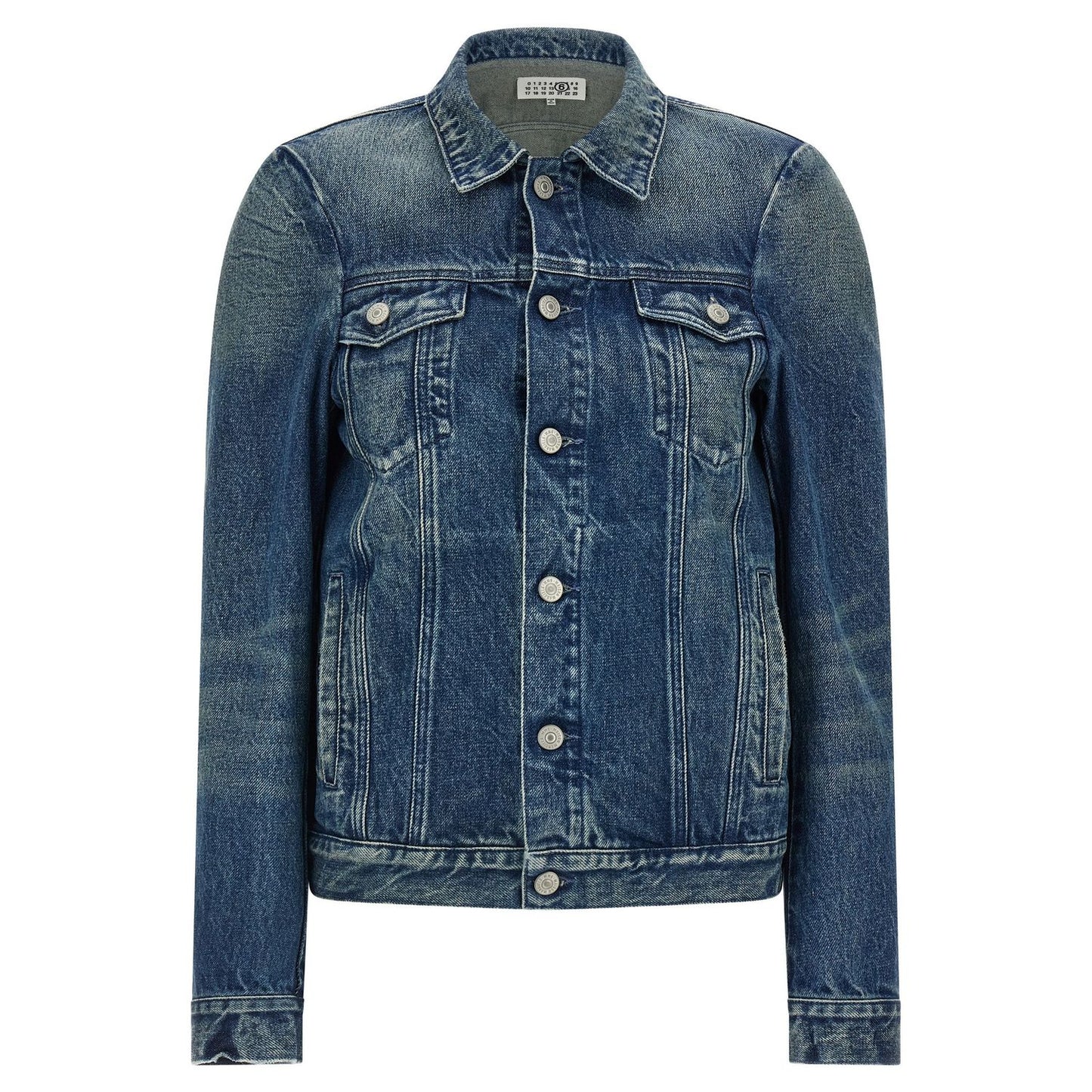 MM6 Maison Margiela Blue Cotton Denim Jacket