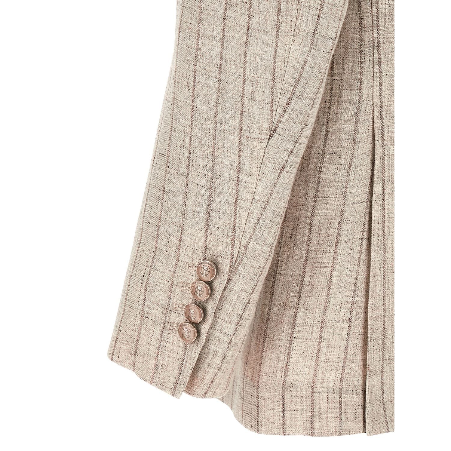 Brunello Cucinelli Gray Linen Blazer