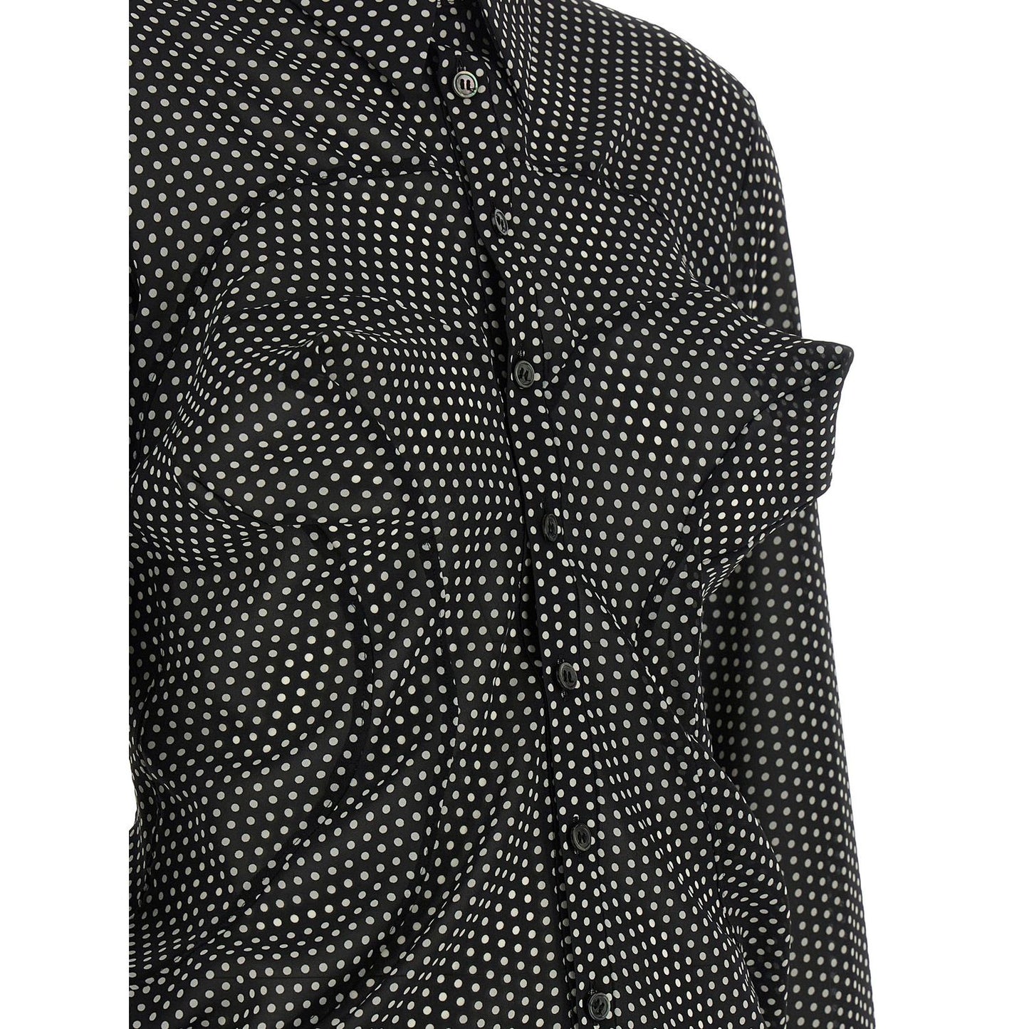 Junya Watanabe Bicolor Polyester Blouse