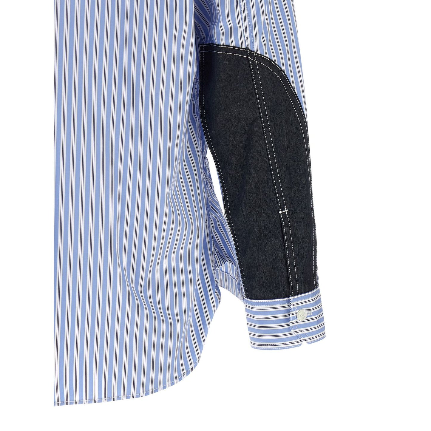 Junya Watanabe Blue Cotton Blouse