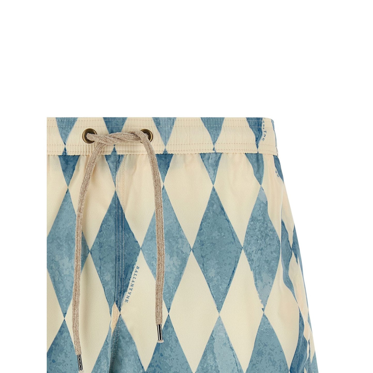 Ballantyne Blue Polyester Swim Shorts