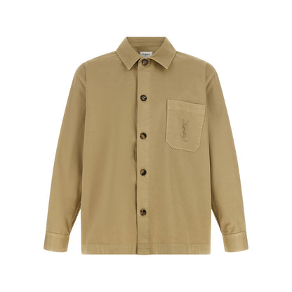 Saint Laurent Beige Cotton Blouse