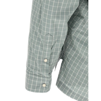 Maison Mihara Yasuhiro Blue Cotton Blouse