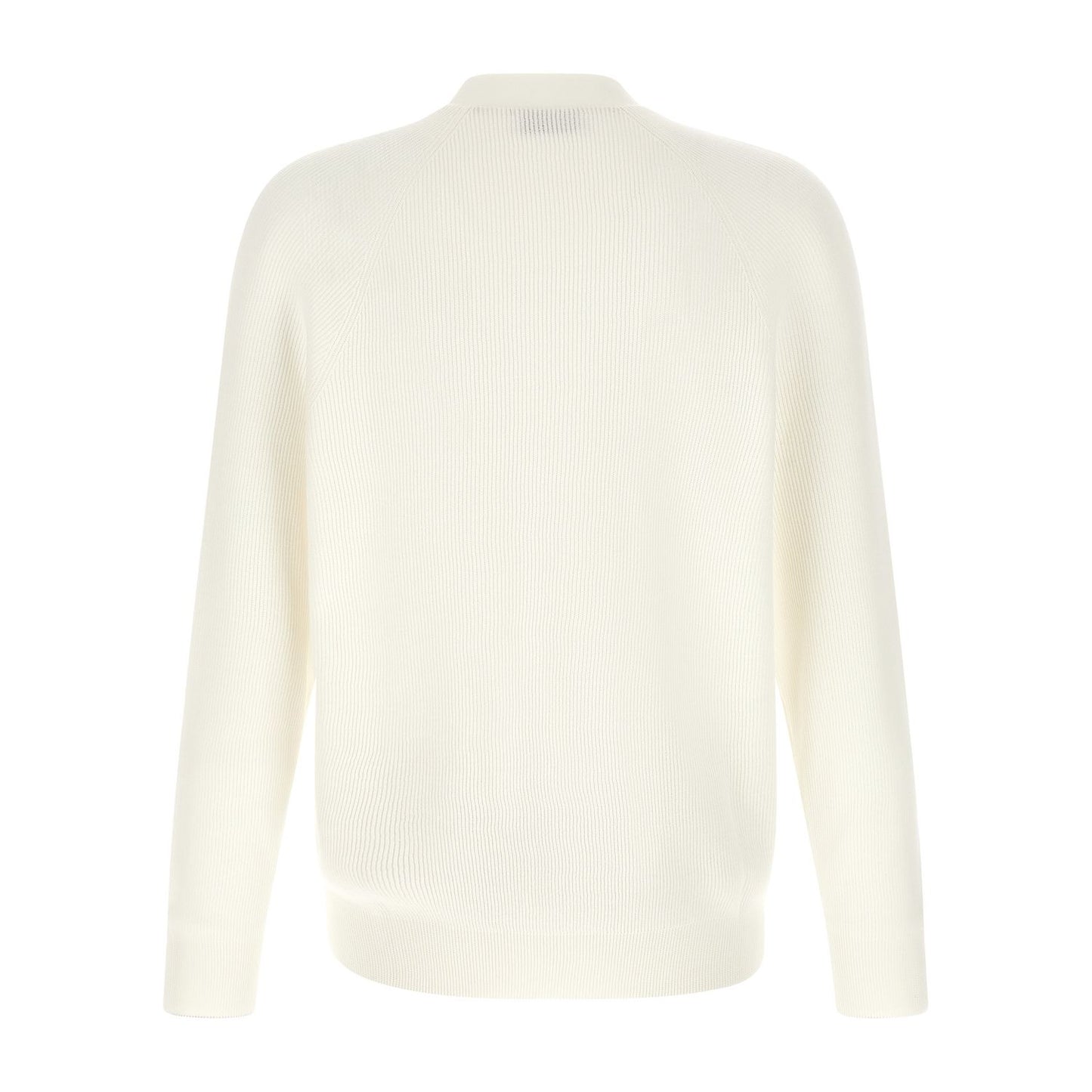Brunello Cucinelli White Cotton Cardigan