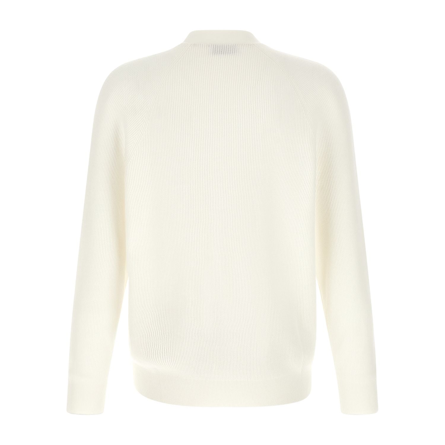 Brunello Cucinelli White Cotton Cardigan