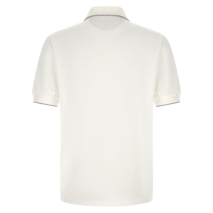 Brunello Cucinelli White Polyamide Polo Shirt