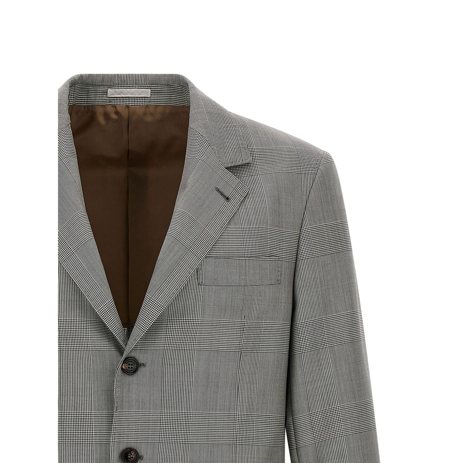 Brunello Cucinelli Gray Virgin Wool Blazer