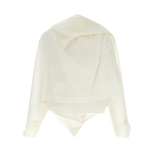 Issey Miyake White Paper Jacket