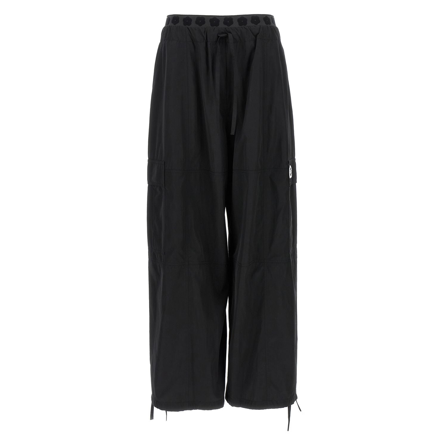 Kenzo Black Polyester Cargo Pants