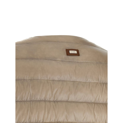 Herno Beige Polyamide Full-Length Jacket