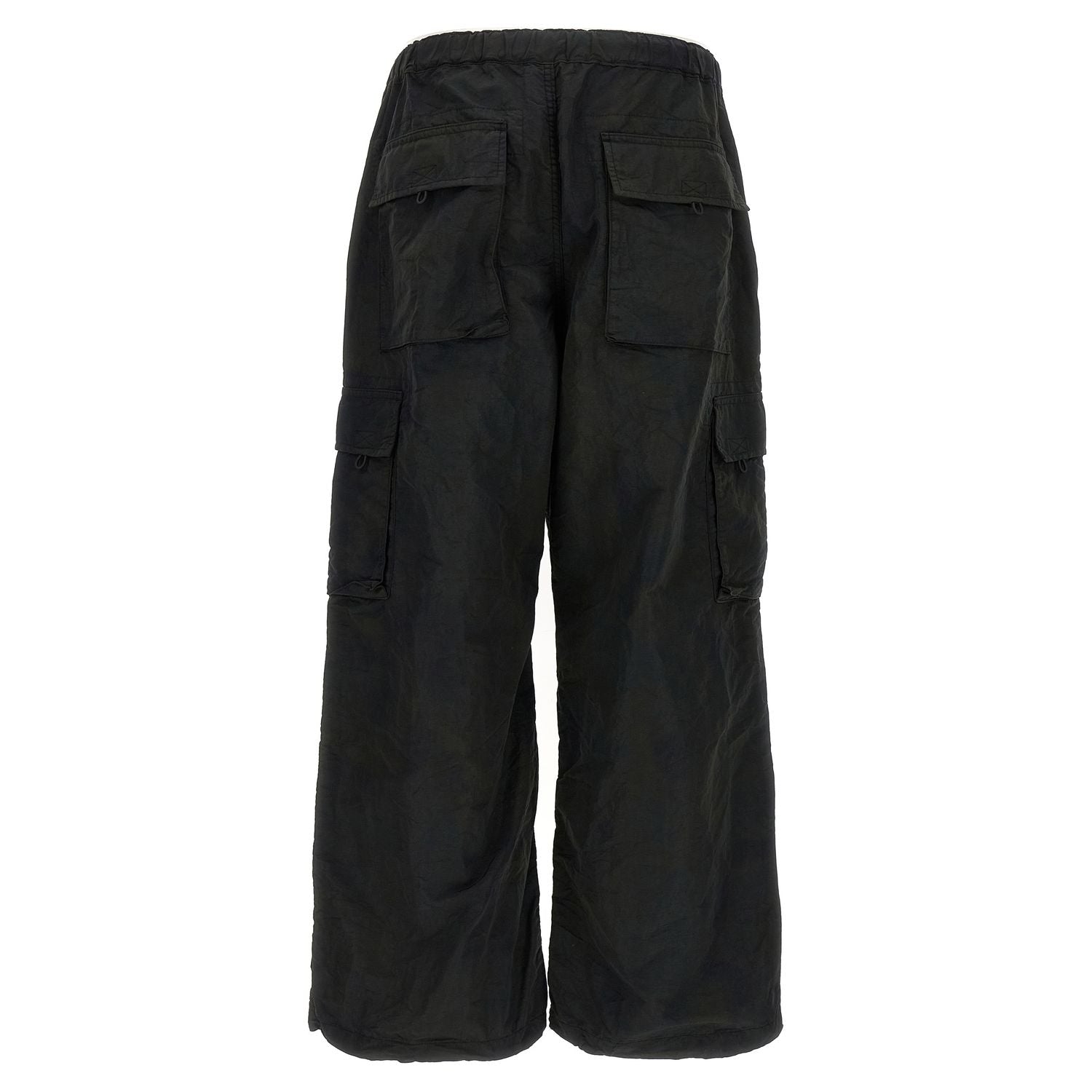 Comme Des Garçons Black Nylon Cargo Pants