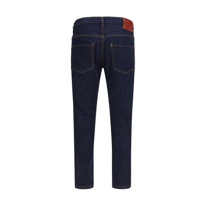 Dsquared² Blue Cotton Slim Fit Jeans