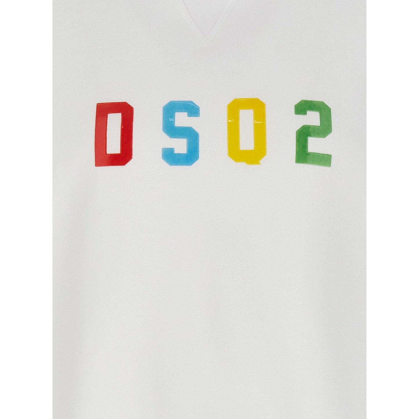 Dsquared² White Cotton Sweatshirt