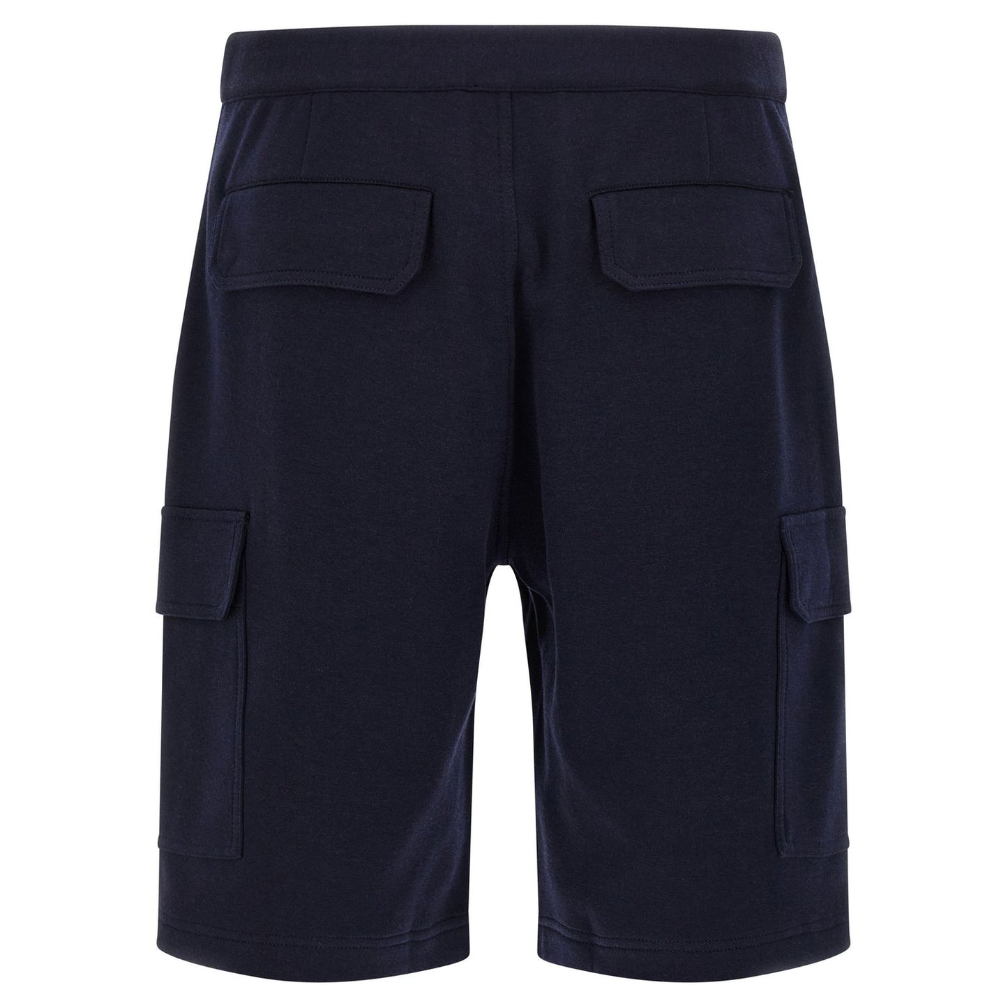 Brunello Cucinelli Blue Cotton Bermuda Shorts