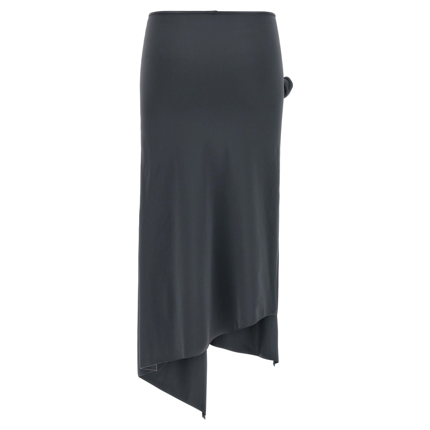 Coperni Gray Polyamide Midi Skirt