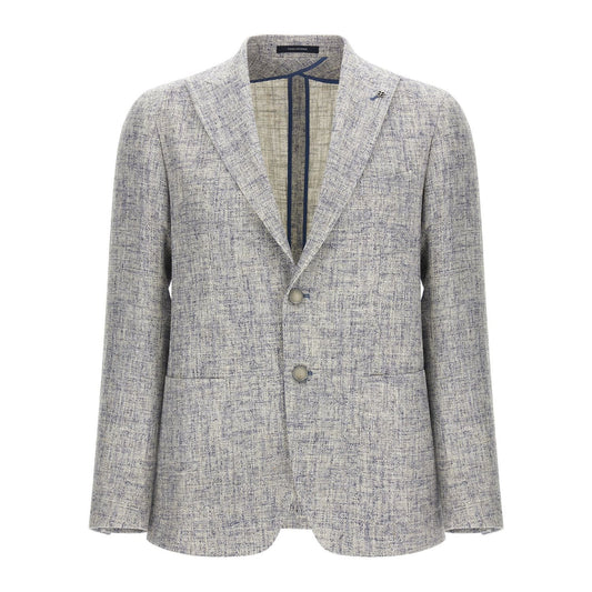 Tagliatore Blue Viscose Blazer