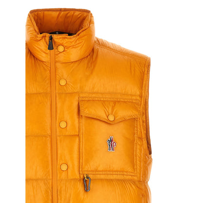 Moncler Grenoble Bicolor Polyester Sleeveless Jacket