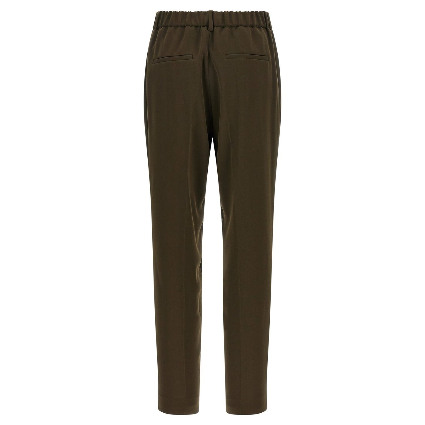Alberto Biani Bicolor Triacetate Casual Pants