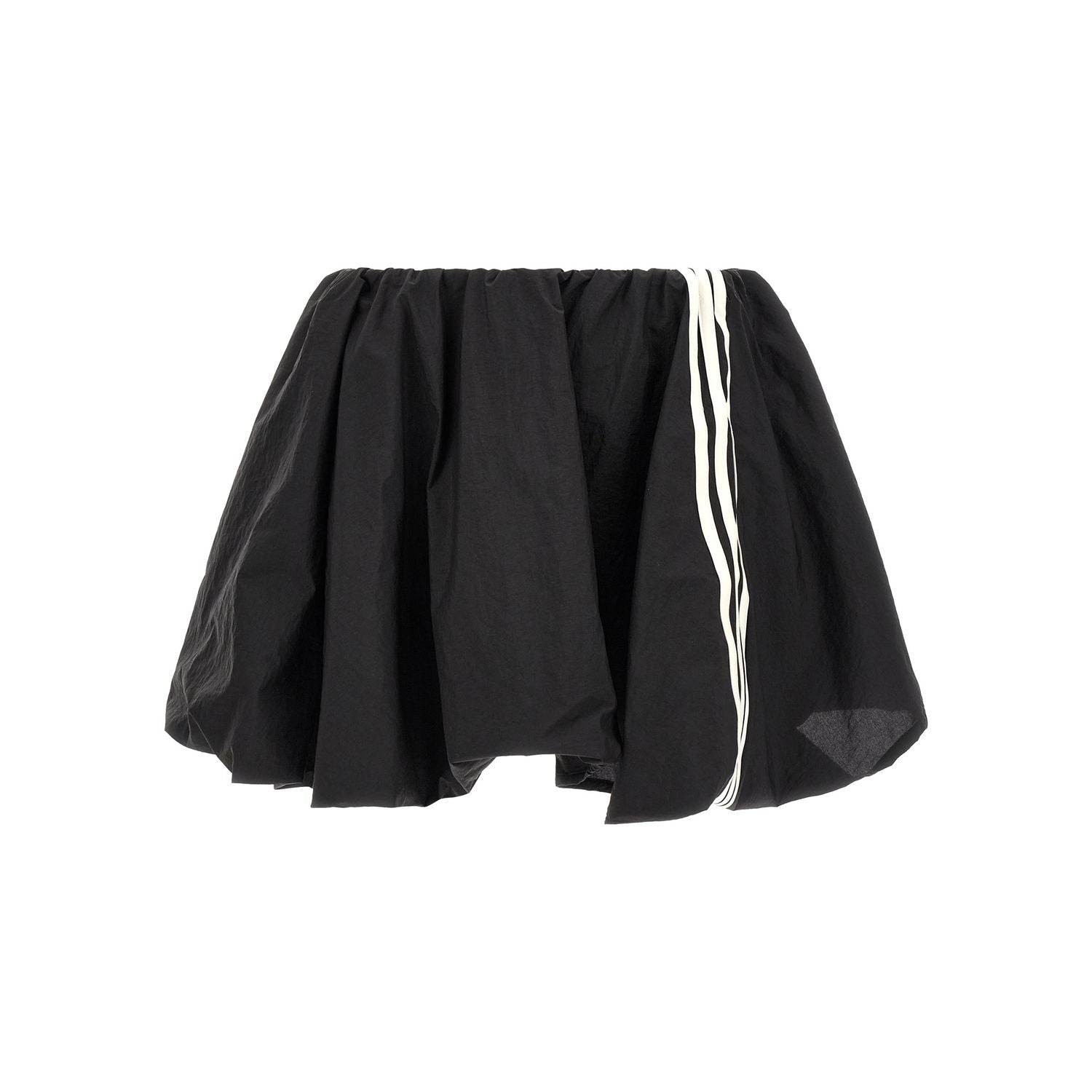Y-3 Black Polyamide Long Skirt