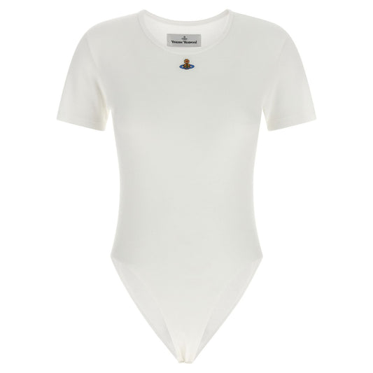 Vivienne Westwood White Cotton Bodysuit
