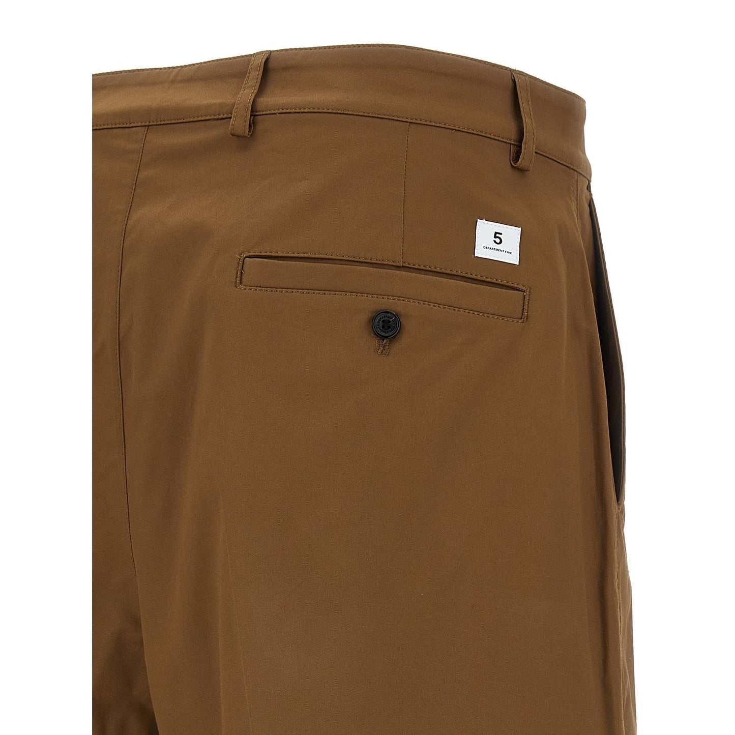 Department 5 Brown Cotton Bermuda Shorts