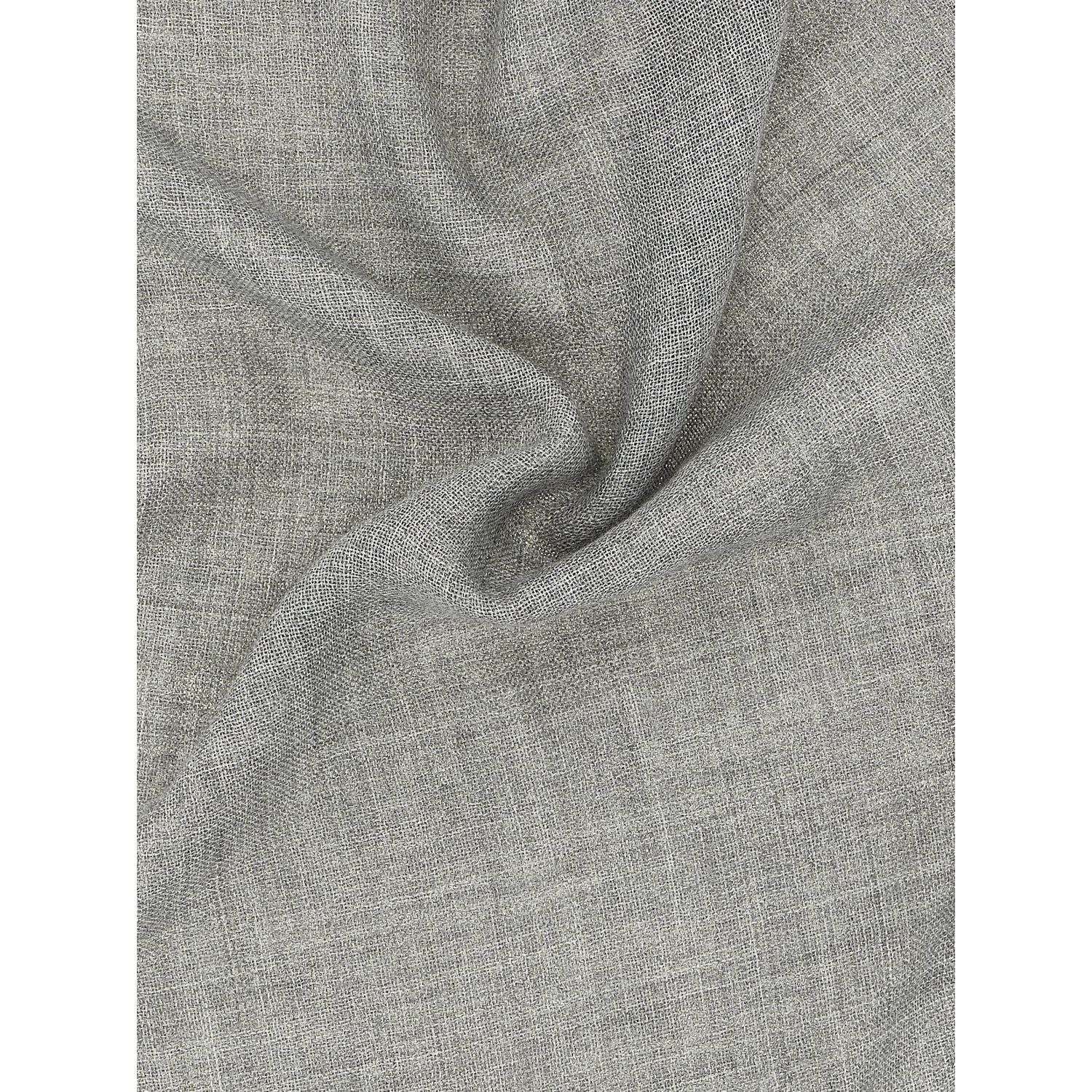 Brunello Cucinelli Gray Virgin Wool Scarf