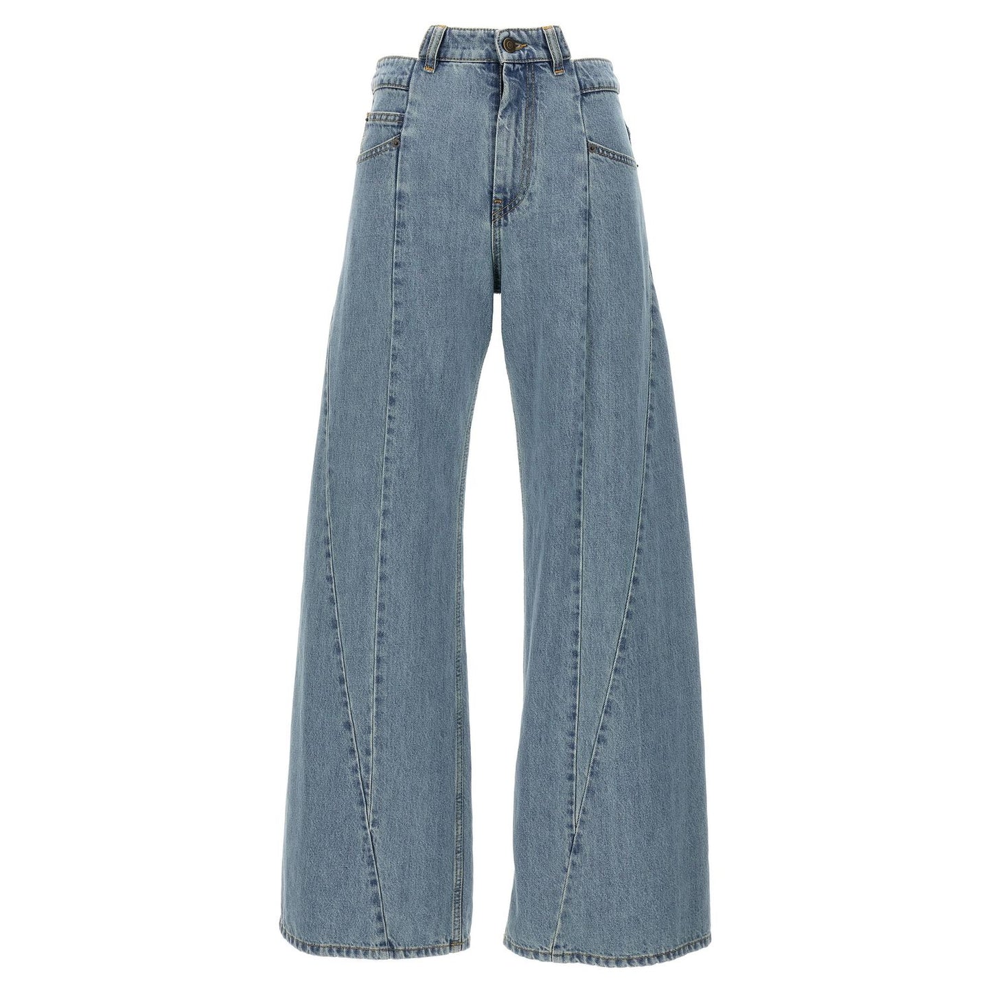 Maison Margiela Blue Cotton Jeans Denim