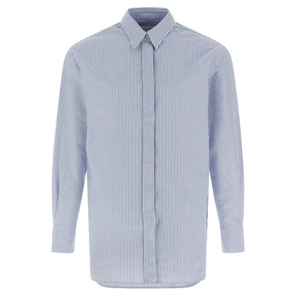 Golden Goose Blue Cotton Blouse