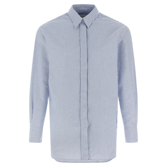 Golden Goose Blue Cotton Blouse