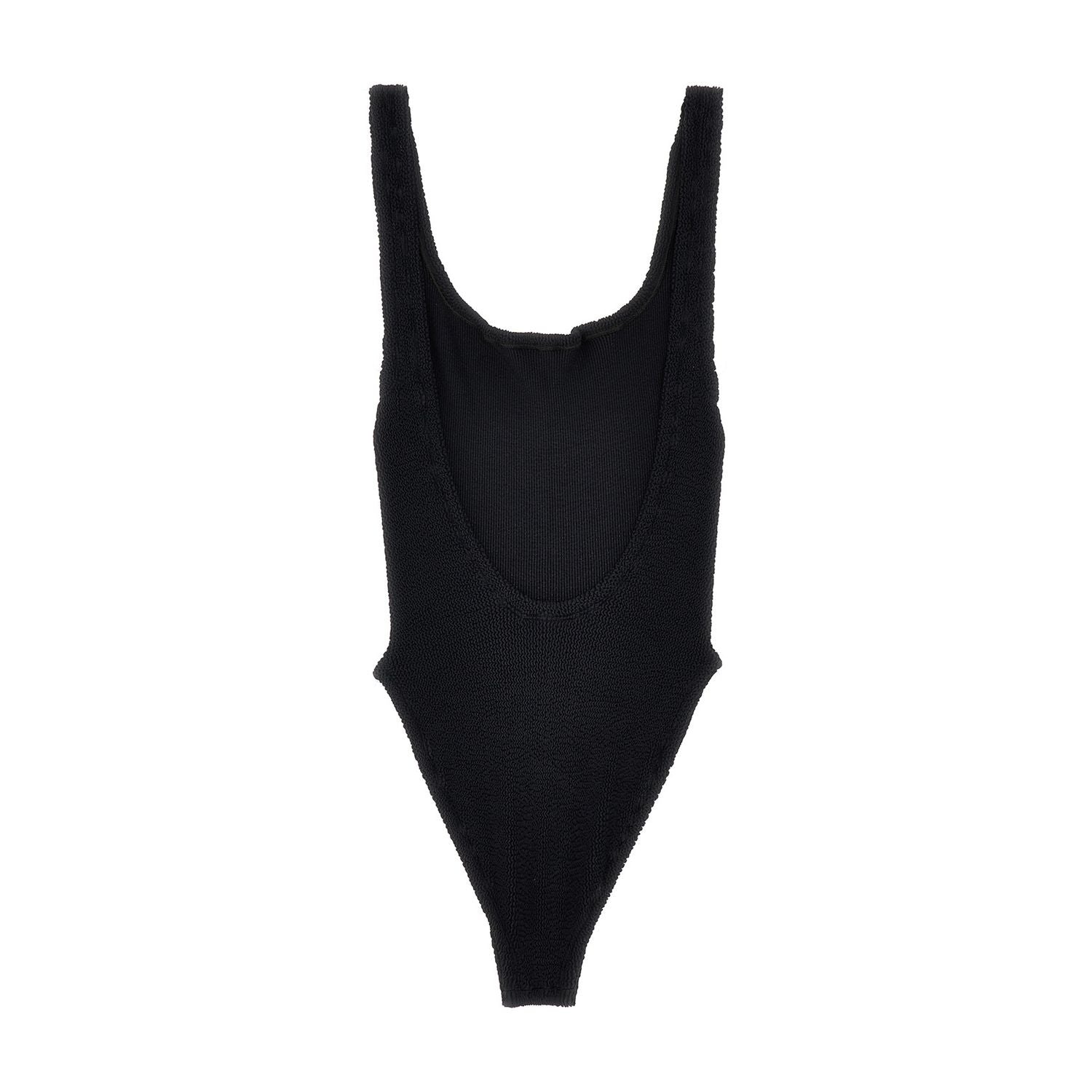 Hunza G Black Polyamide One-Piece Swimsuit