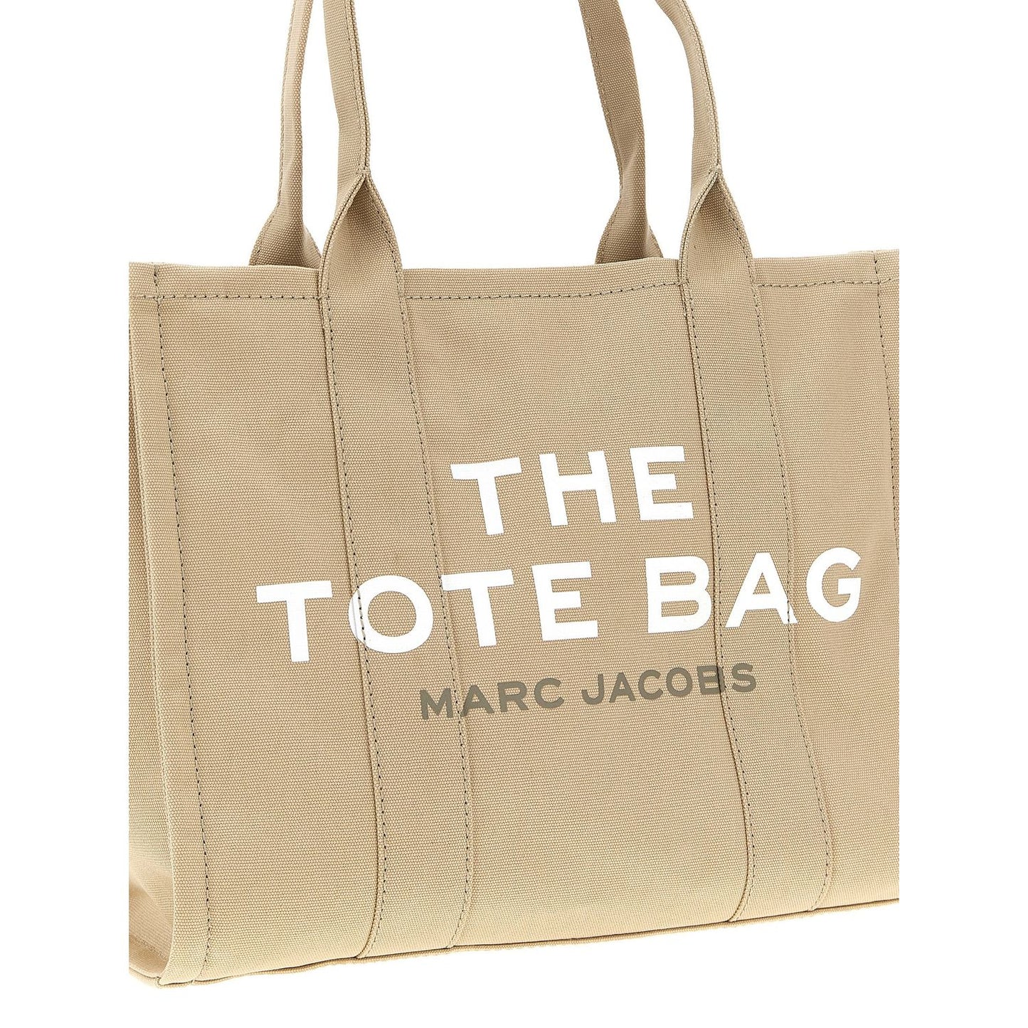 Marc Jacobs Beige Cotton Tote Bag