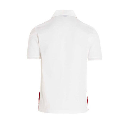 Thom Browne White Cotton Polo Shirt