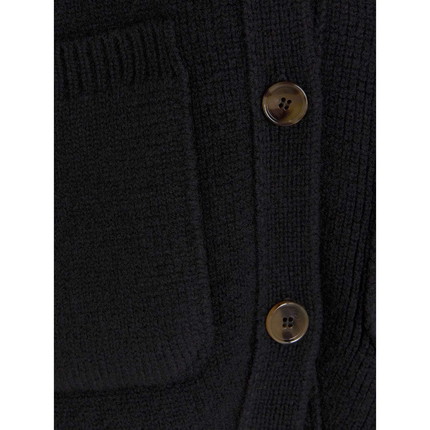 Khaite Black Cashmere Cardigan